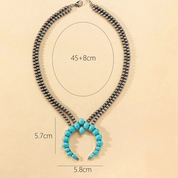 Emery ROSE Turquoise Decor Necklace - Picture 3 of 3